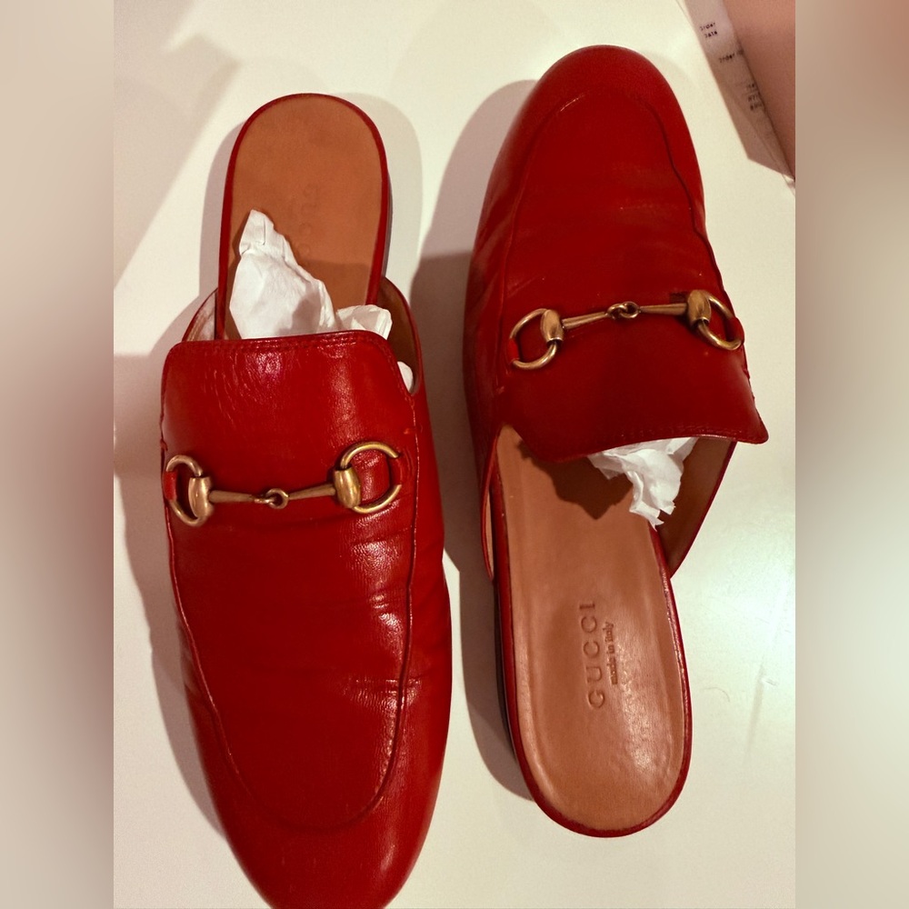 Gucci Jordaan Slip On Loafers